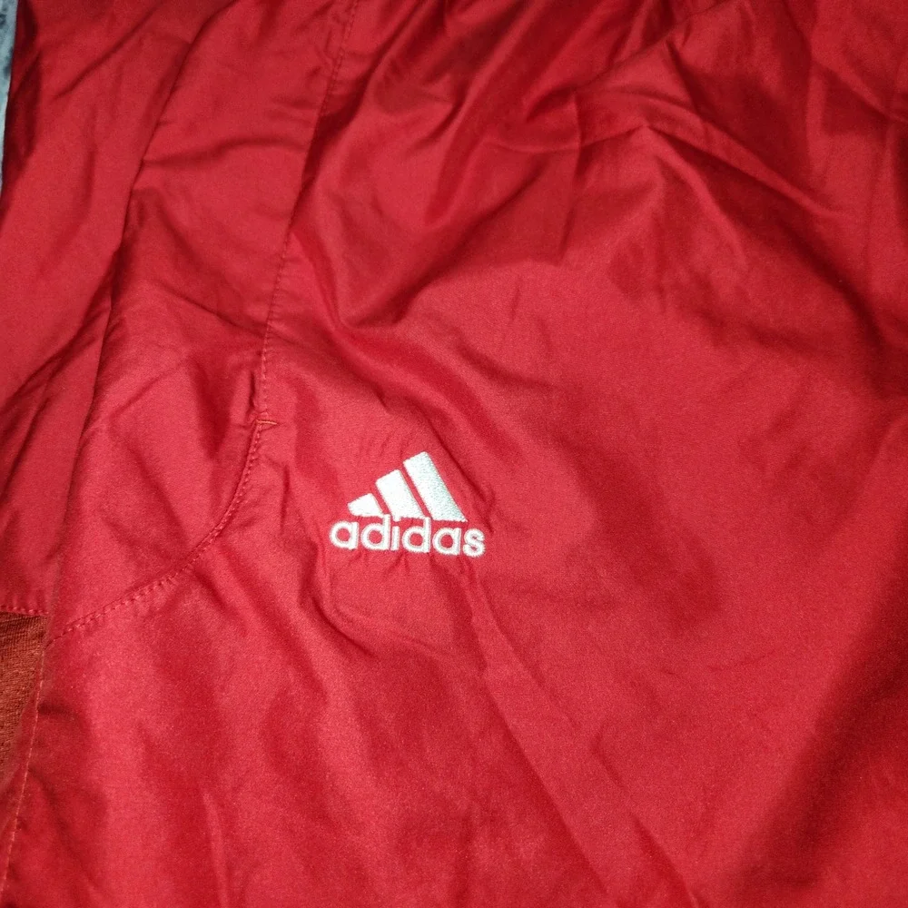 Adidas Red Wind Track Pants Men's Large Athletic Joggers Workout‎